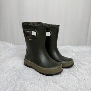 BOGS / Skipper 2 olive green rainboots / toddler 8